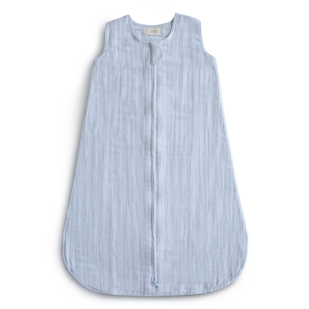 Mushie Baby Sleep Sack | Soft Blue | 0-6M | NWT